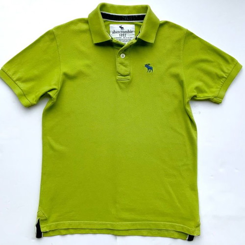 Abercrombie & Fitch Kids Polo Shirt Green Used Size L