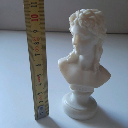 Alabaster statue of god Eros like new