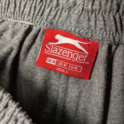 Slazenger men's casual shorts gray medium cotton-polyester like new