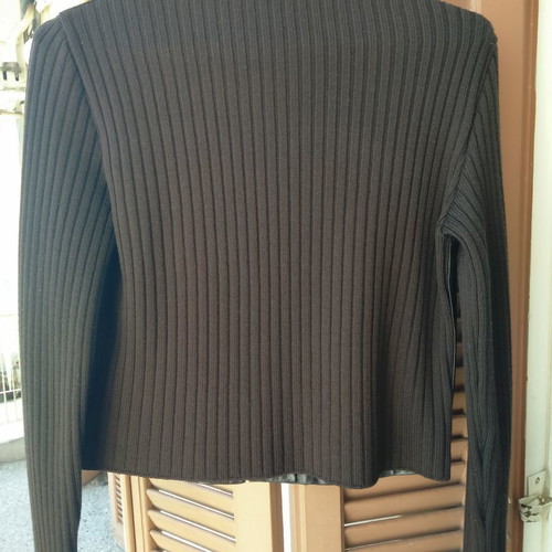 Alpha Massimo Rebecchi jacket used wool and leather brown