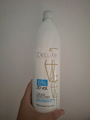 Hair peroxide used, one third used