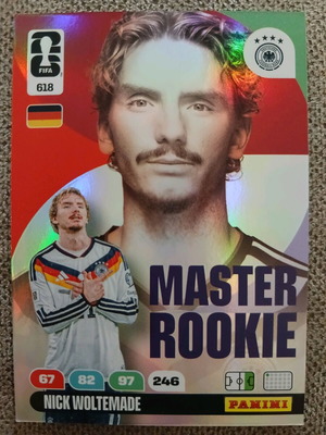 World Cup 2026 Panini Adrenalyn Master Rookie Nick Woltemade like new