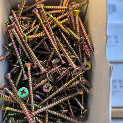 Wood screws POZI 4.5x60 mm, box of 500
