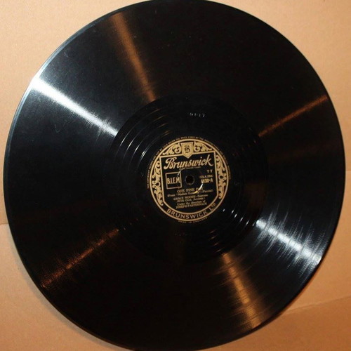 Brunswick 78 RPM Grace Moore One Fine Day Love Me Forever record used