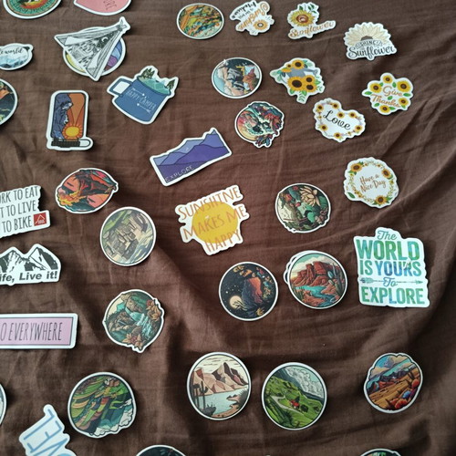 Decorative stickers like new, pack of 90