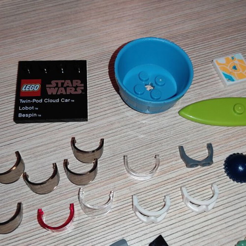 Lego parts and accessories used for custom and completion