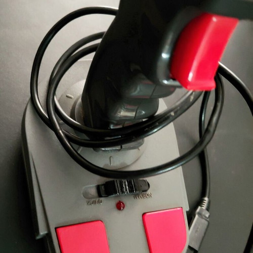 Joystick 9 pins used, pack of 3, with suction cups and microswitches