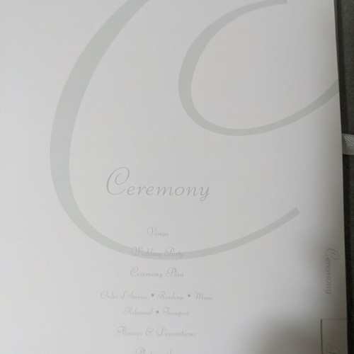 Wedding Planner Book new, detailed American style
