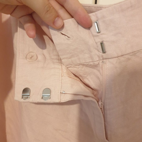 Pomodoro linen pants pastel pink size 18 like new
