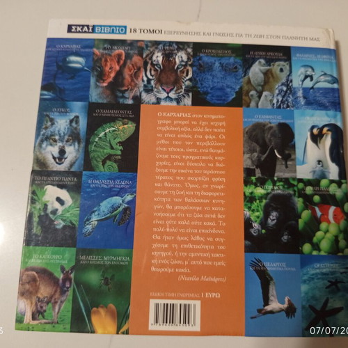 The Encyclopedia of Animals Volume 1 Used, Shark and Sea Predators