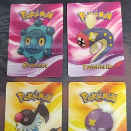 Pokemon mini shiny cards set of 4