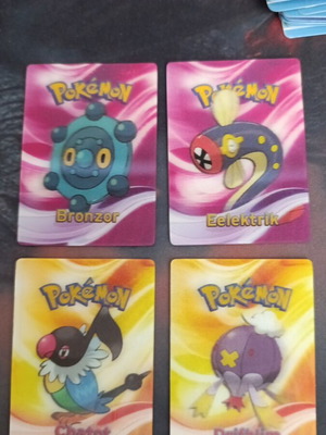 Pokemon mini shiny cards set of 4