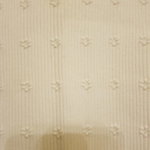 Bershka summer dress small like new, rib knit with flowers white
