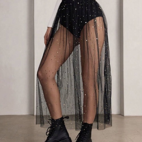 Shein skirt like new, black, size L 40 12