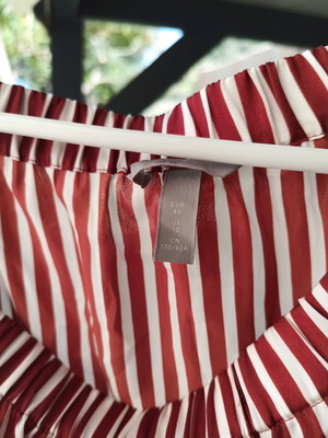 H&M red summer top size 40 L