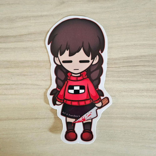 Yume Nikki handmade sticker made to order