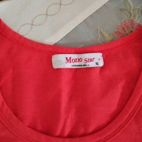 Summer blouse new orange for 16-year-old girl