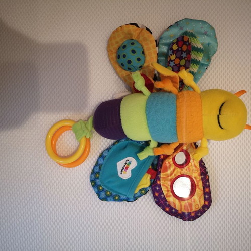 Lamaze Hanging Baby Stroller Toy with Teether Freddie like new