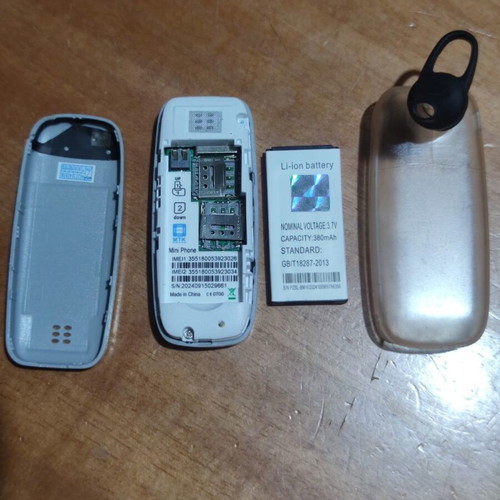 L8STAR BM10 Mini mobile phone like new, dual SIM, gray