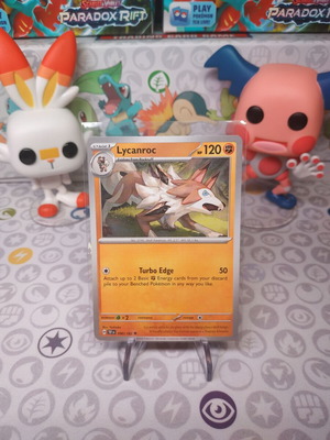 Pokemon Card Lycanroc TEF 090 σαν καινούργιο