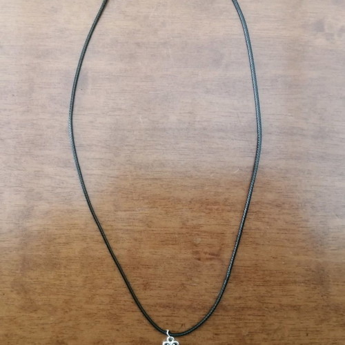 Leather Pendant Necklace Key New