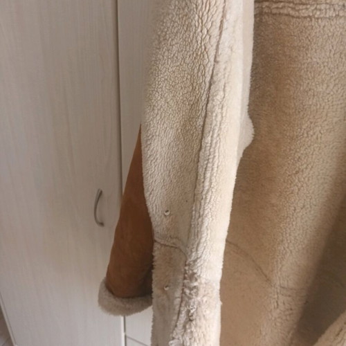 Sheepskin jacket camel color size L, vintage