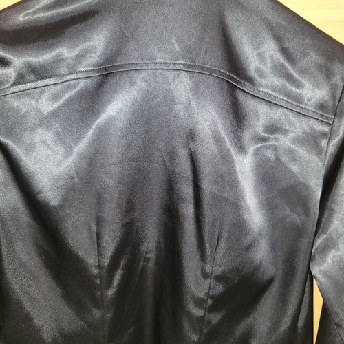 Satin Effect Blouse Mango like new, black, size S