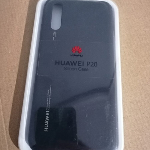 Huawei P20 Silicone Cases new, pack of 2, black and dark blue
