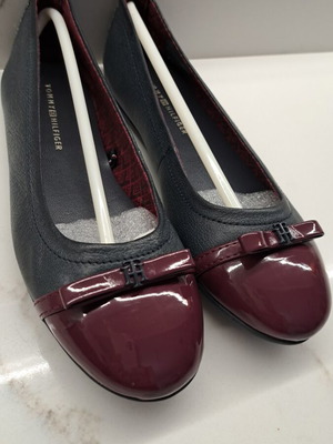 Tommy Hilfiger ballet flats new leather shoes for girls size 33