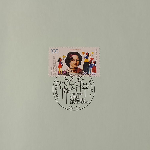 German Stamp 1996 with Bonn First Day Cover, like new
