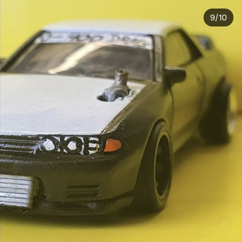 Hotwheels Nissan Skyline GTR R32 custom dragster