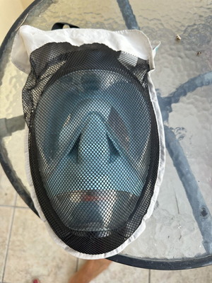 Full face sea mask like new with case