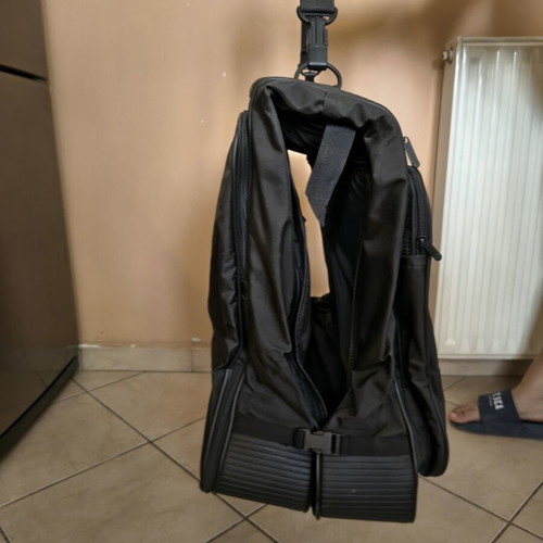 Delsey Retro Suitcase Garment Bag like new, black with red details