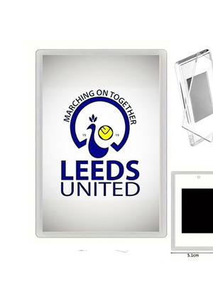Μαγνητάκι ψυγείου Leeds United με διάφανη ακρυλική κορνίζα