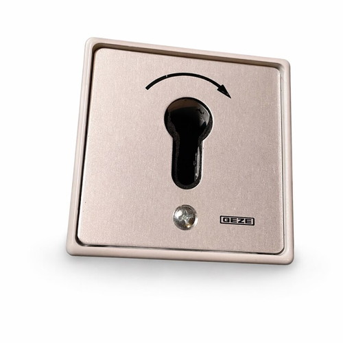 GEZE SCT 221 Key Switch new, silver, IP54