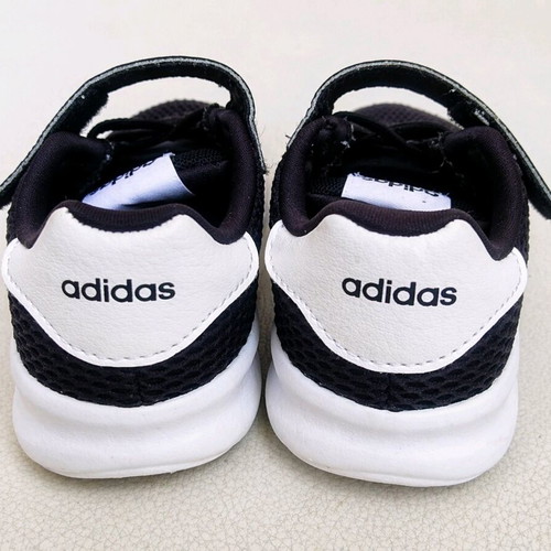 Adidas children's sneakers size 27 black and white like new