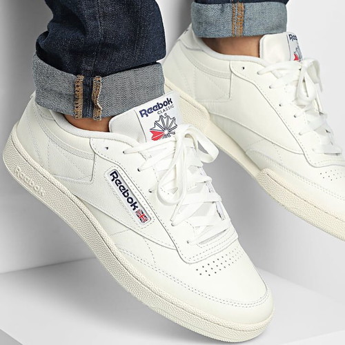 Reebok Club C 85 men's sneakers new, size 44.5, white leather
