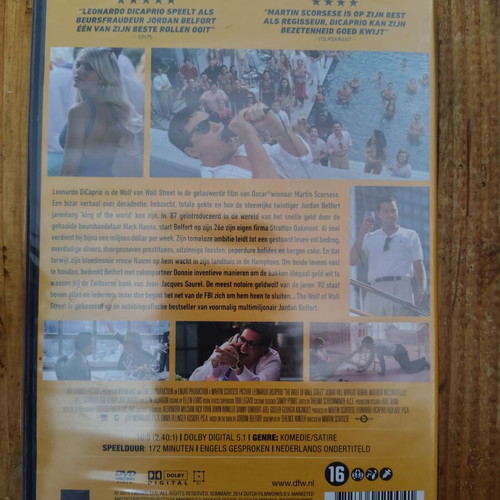The Wolf of Wall Street DVD new with English subtitles