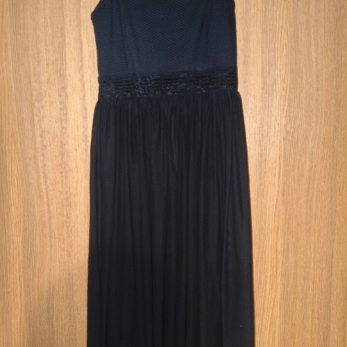 Ale black midi dress with straps and tulle skirt like new, size M