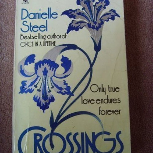 Danielle Steel Crossings paperback book, English
