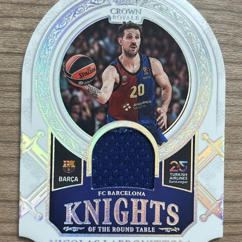 2024-25 Panini Crown Royale Euroleague Basketball Nicolas Laprovittola Patch like new