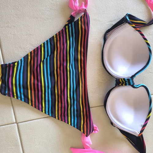 Bikini Set Rae strapless multicolor size M like new