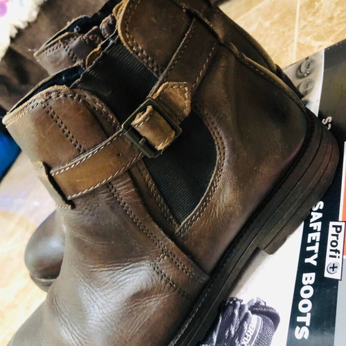 Canguro ankle boots used, size 43, brown leather