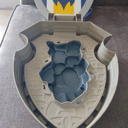 Playmobil portable castle like new with storage case