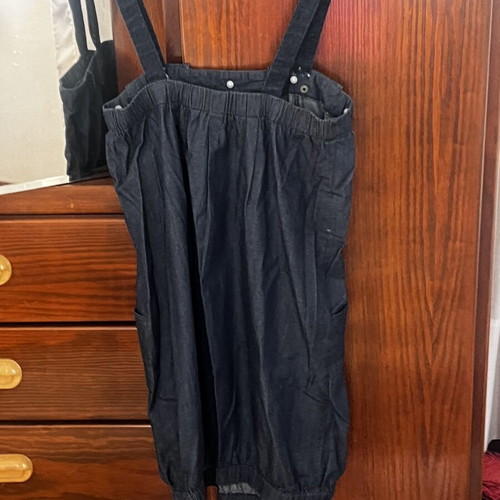 Balloon denim dress like new, blue, size M