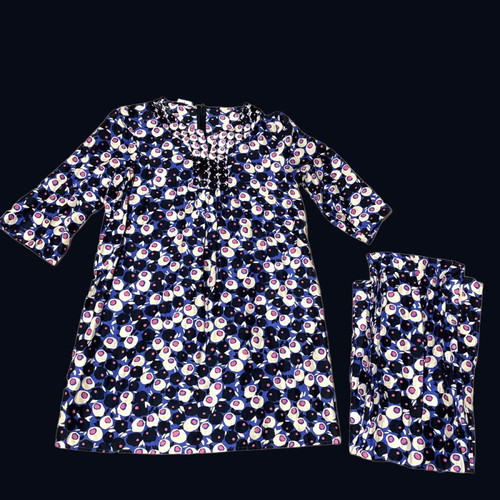 Cacharel mini dress used, silk, size XS/M with belt