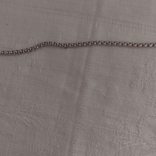 Bracelet made of stainless steel like new, length 17+5 cm, silver