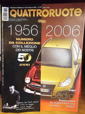 Quattroruote περιοδικό 50ης επετείου Φεβρουάριος 2006 σαν καινούργιο