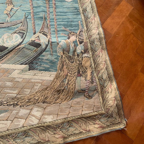 Tapestry with nautical theme like new, large size 150x117