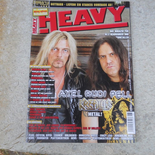 Heavy German magazine like new, heavy metal